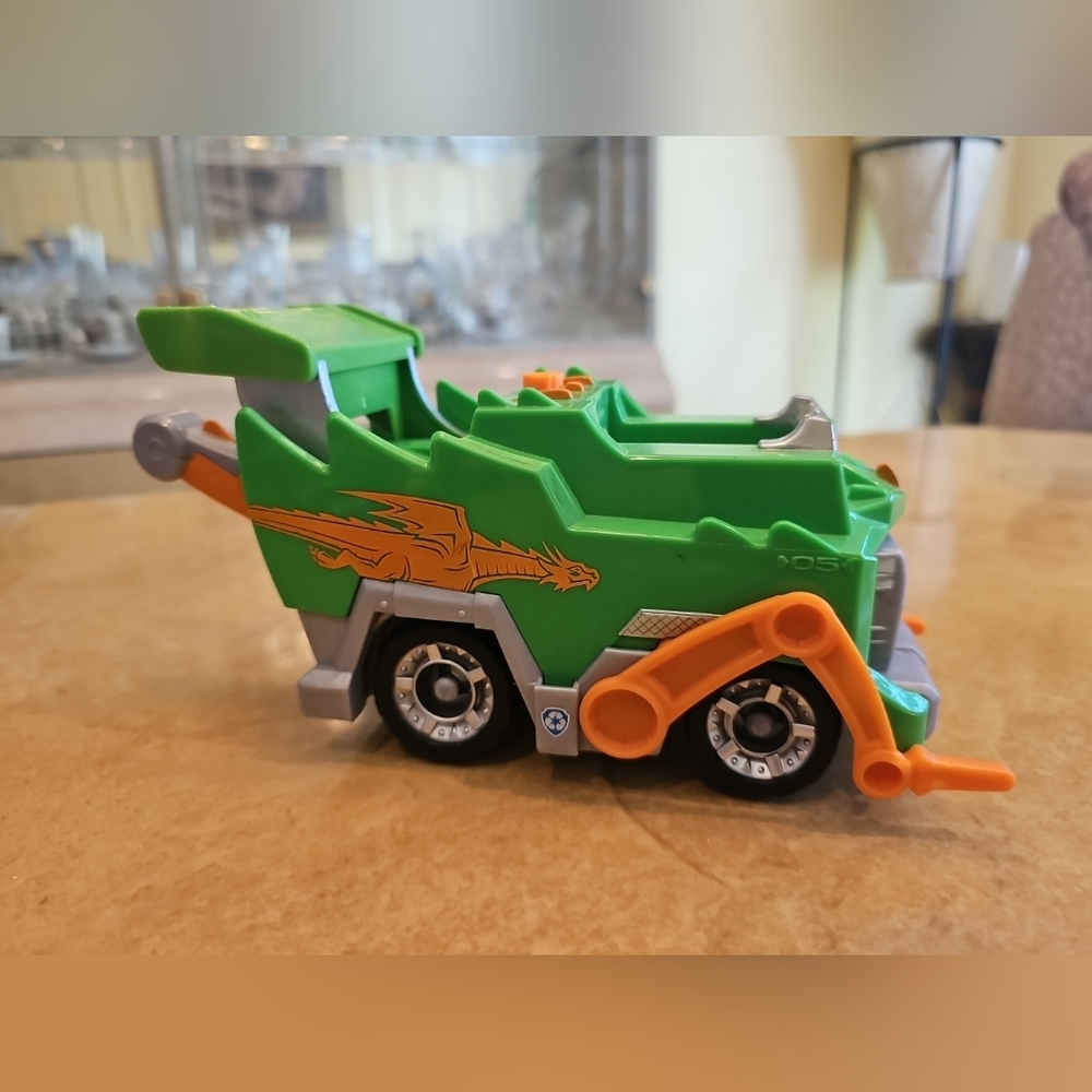 Paw Patrol Rescue Knights Rocky Deluxe Vehicle Only No Figure